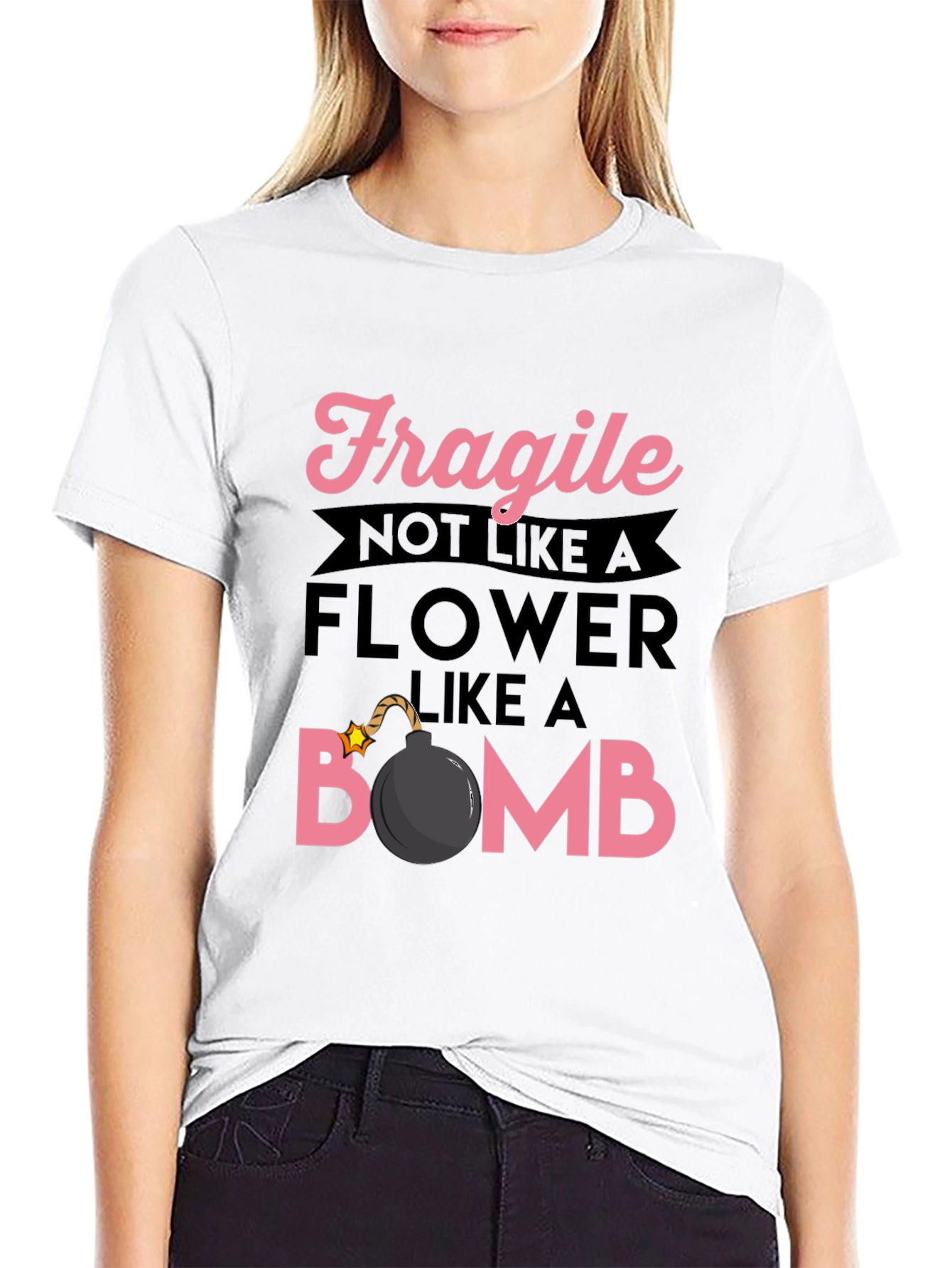 Fragile Like A Bomb Graphic T-Shirt