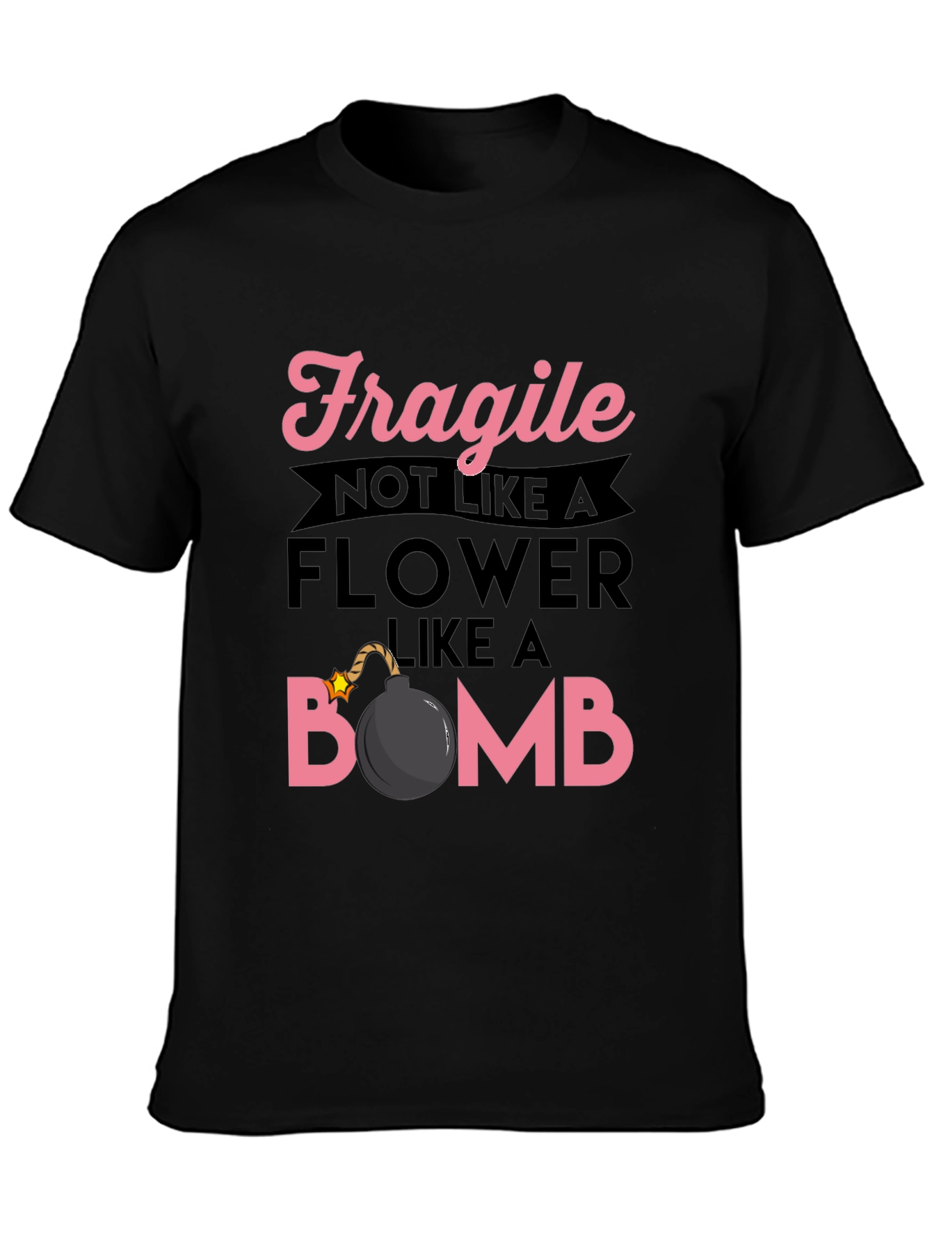 Fragile Like A Bomb Graphic T-Shirt