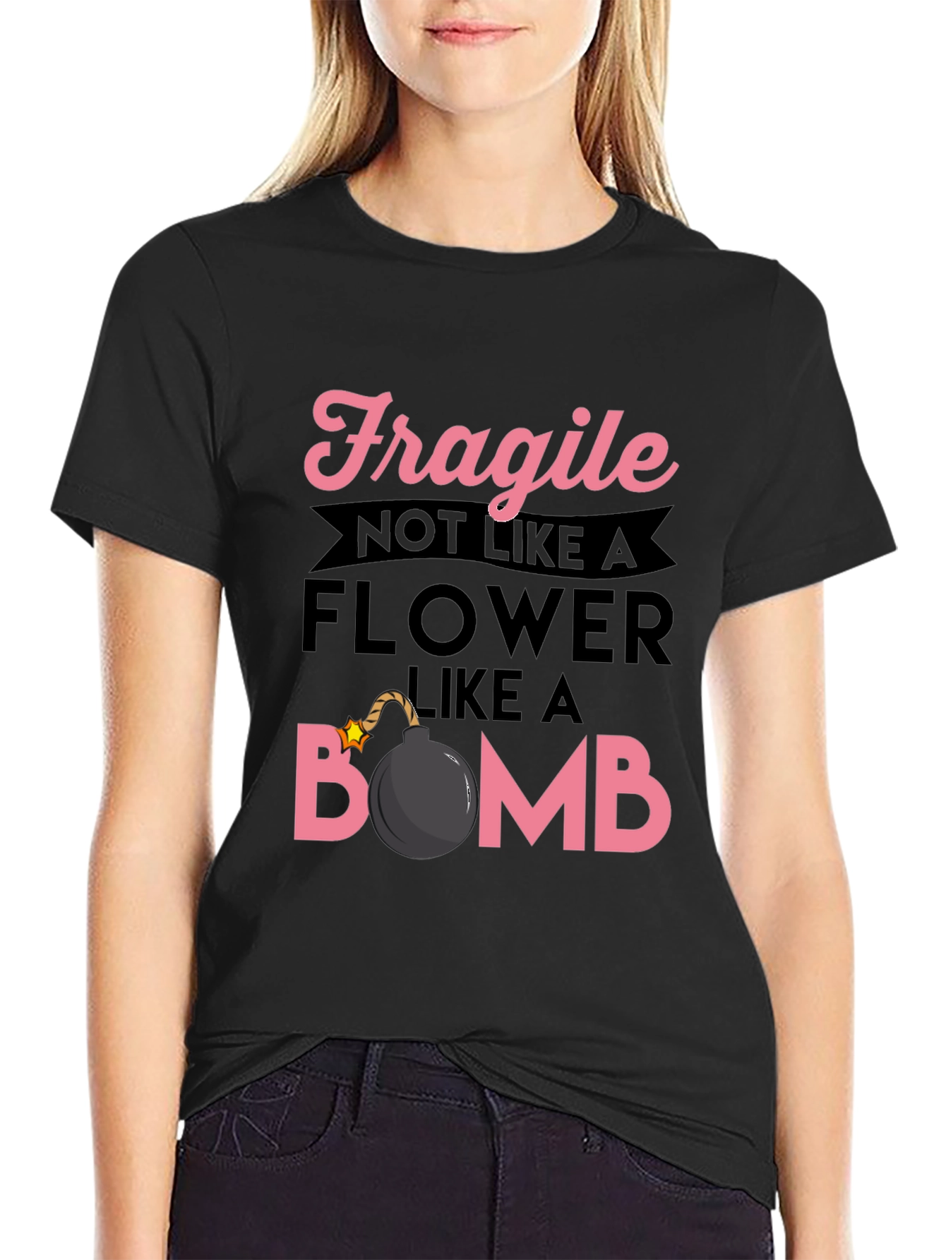 Fragile Like A Bomb Graphic T-Shirt