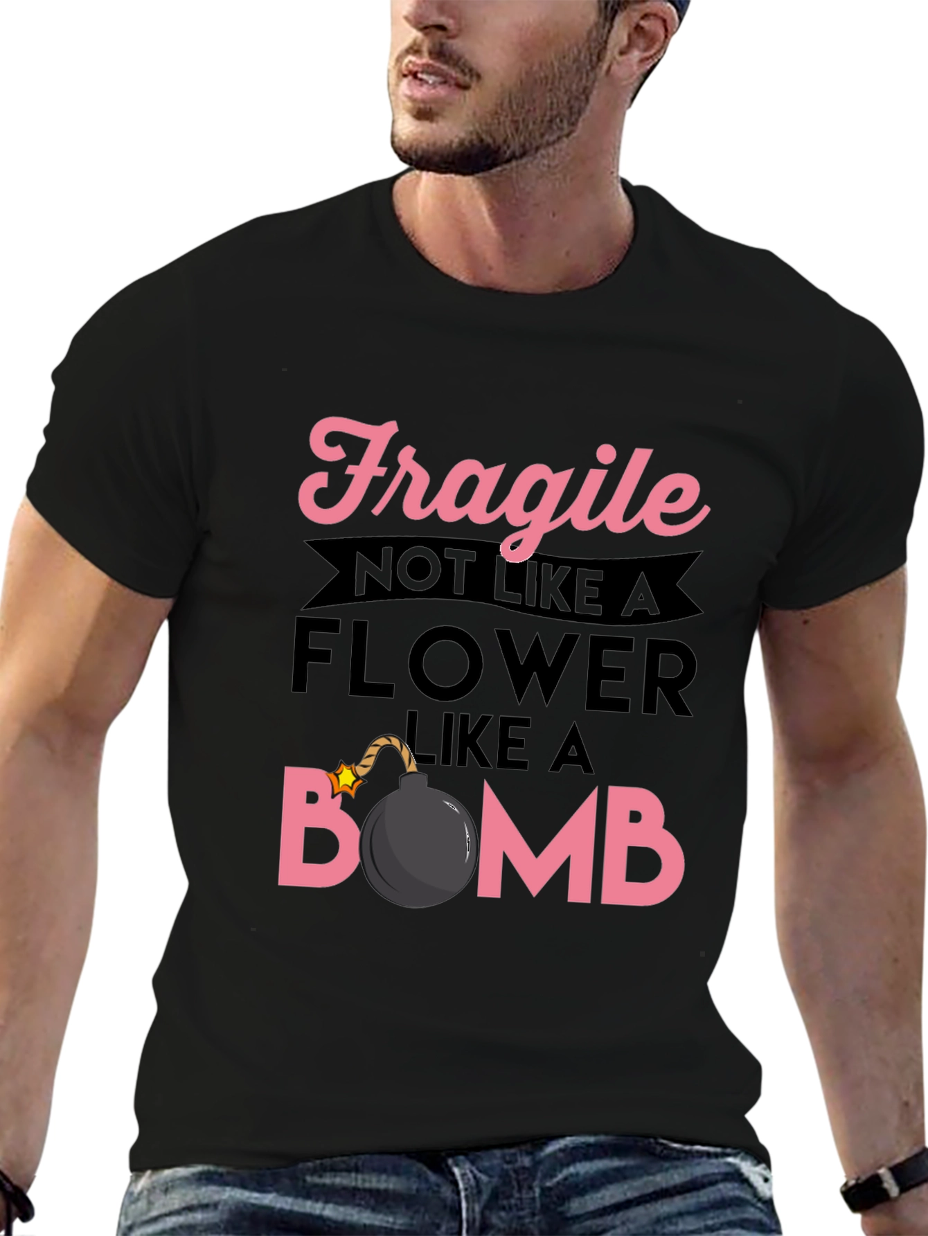Fragile Like A Bomb Graphic T-Shirt