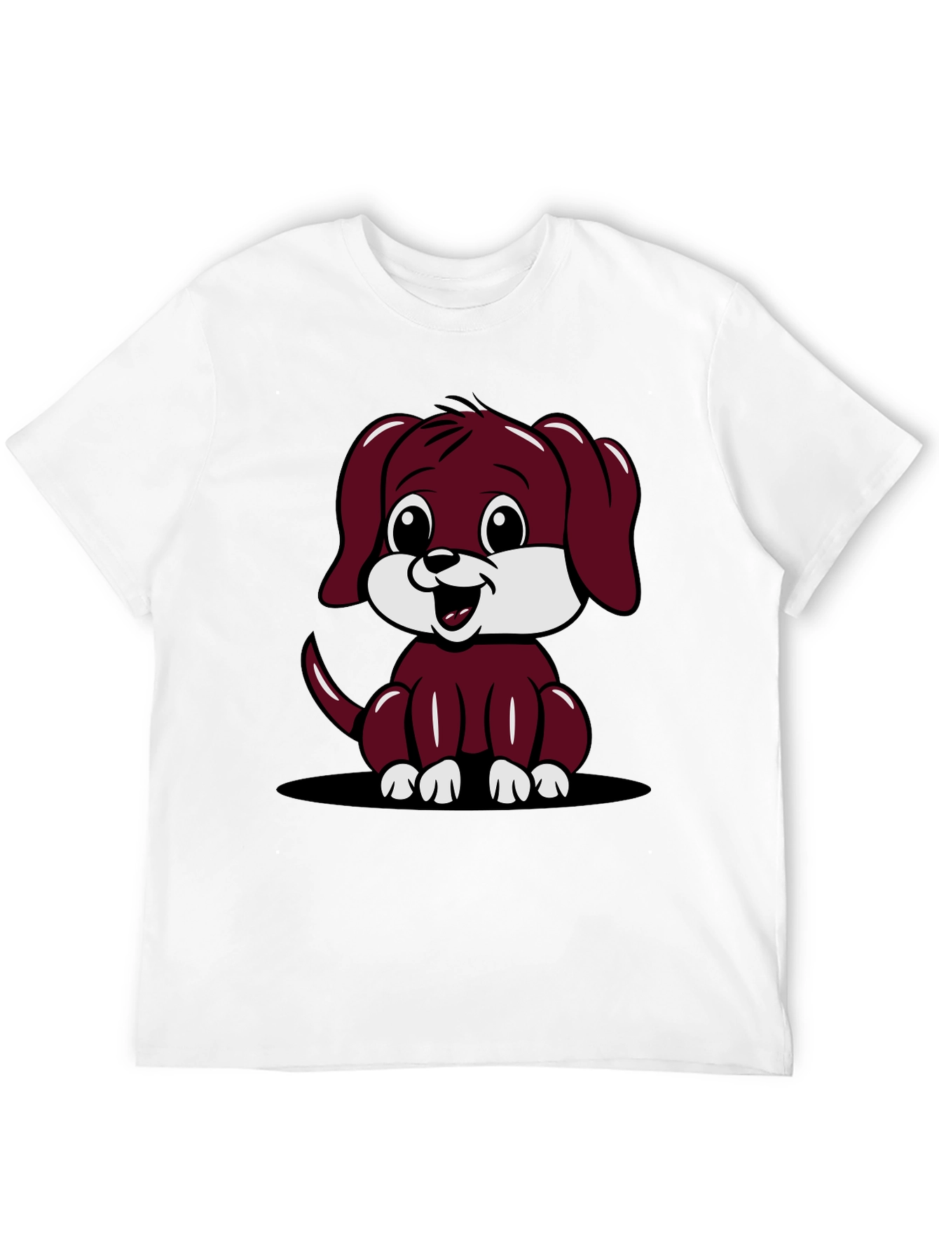 Cute Cartoon Dog Graphic Tee