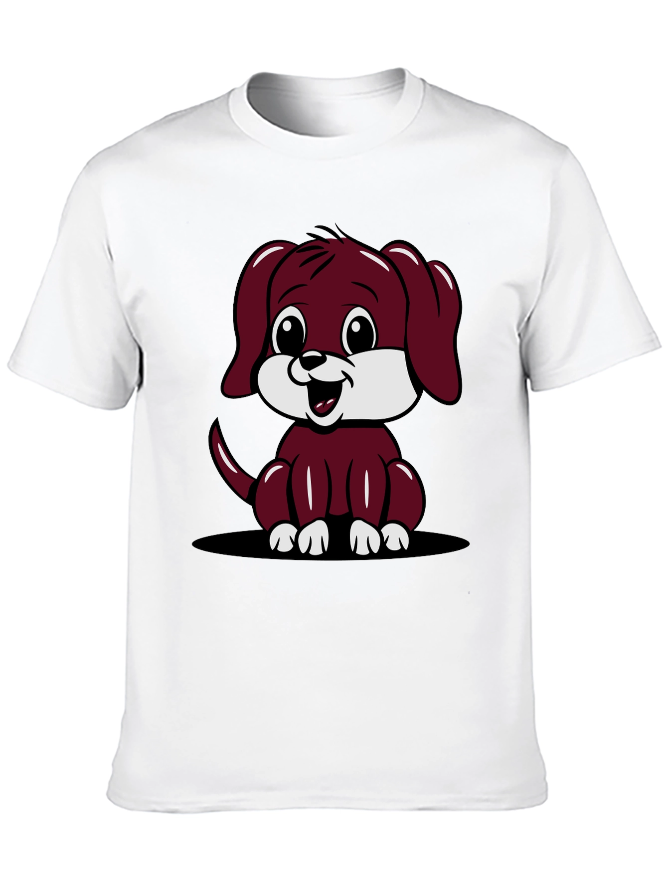Cute Cartoon Dog Graphic Tee