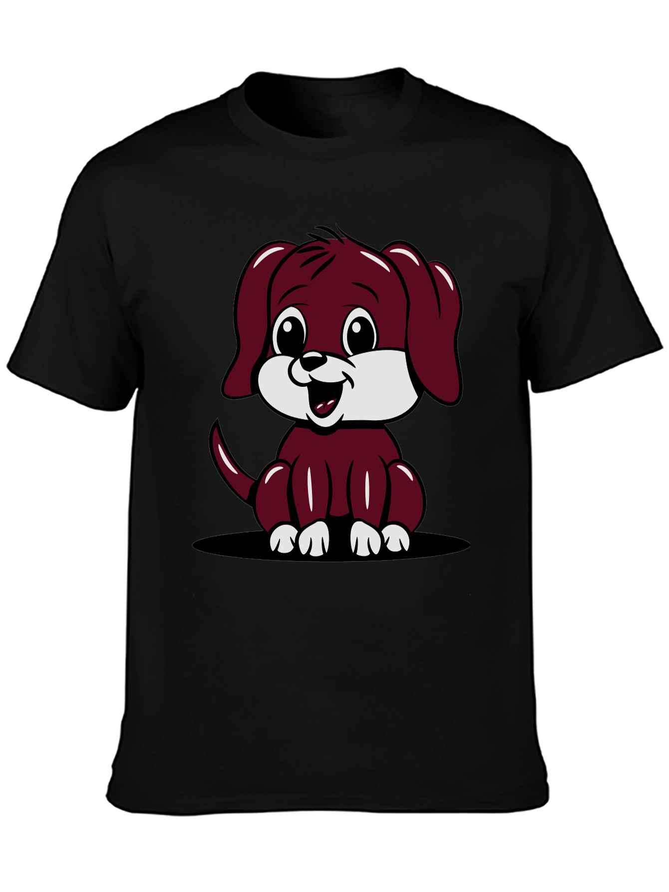 Cute Cartoon Dog Graphic Tee
