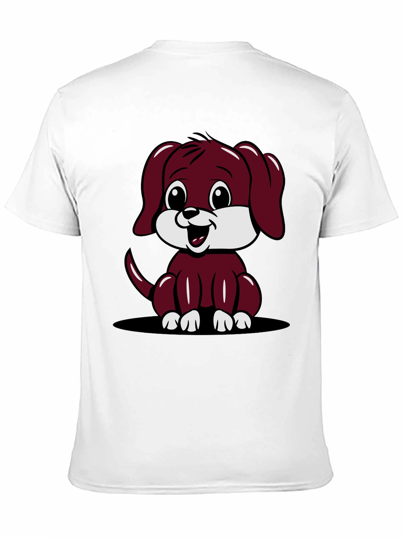 Cute Cartoon Dog Graphic Tee
