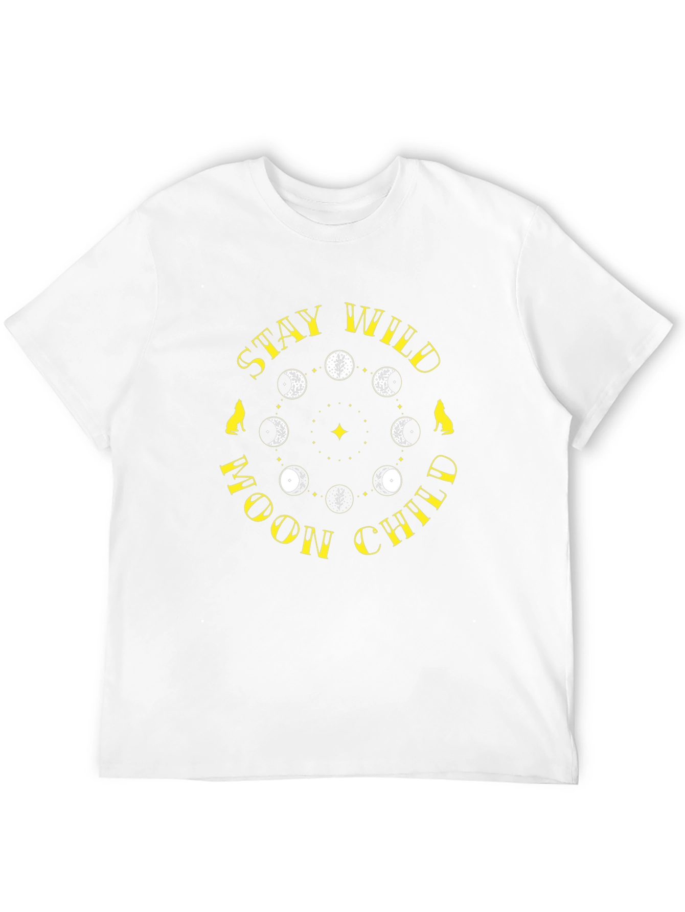 Stay Wild Moon Child Black T-Shirt