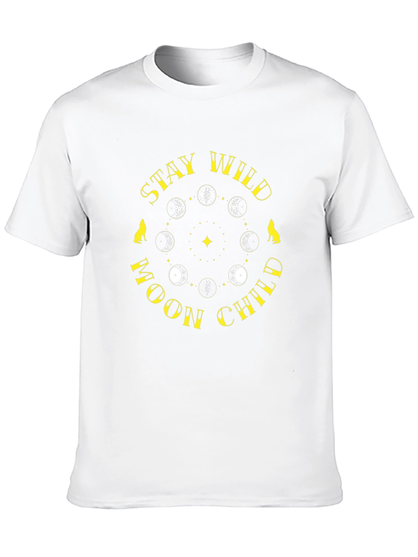 Stay Wild Moon Child Black T-Shirt
