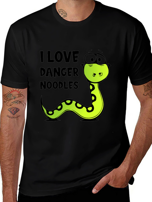 Danger Noodles T-Shirt - Funny Snake Tee