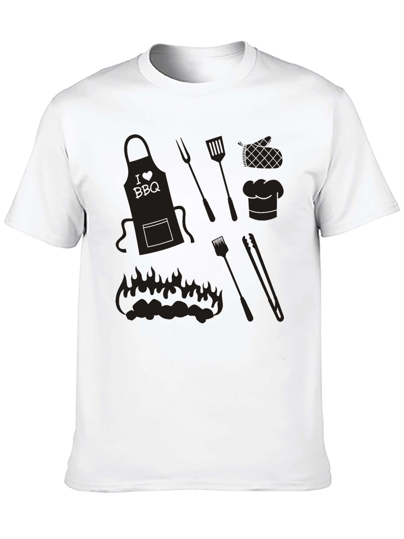 BBQ Lovers Black Graphic Tee