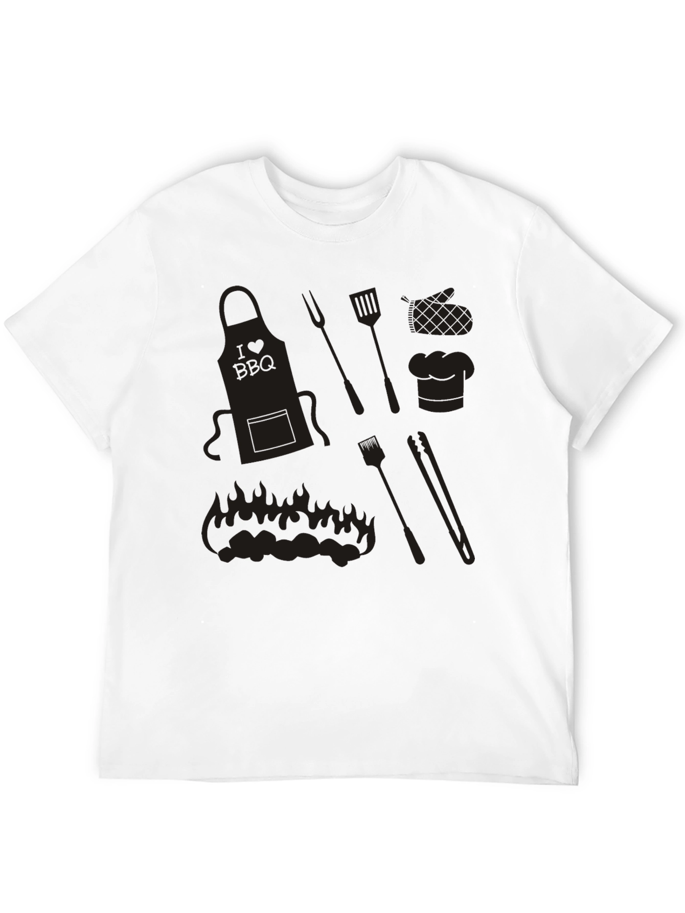 BBQ Lovers Black Graphic Tee