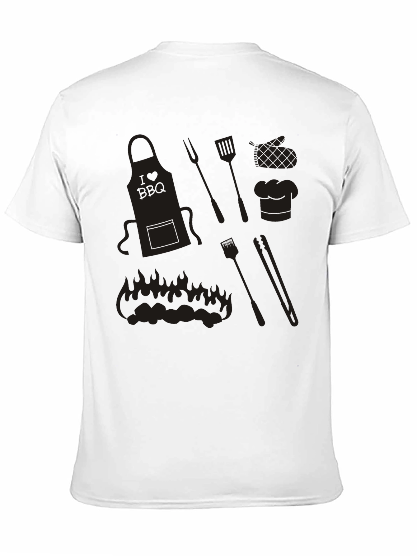 BBQ Lovers Black Graphic Tee