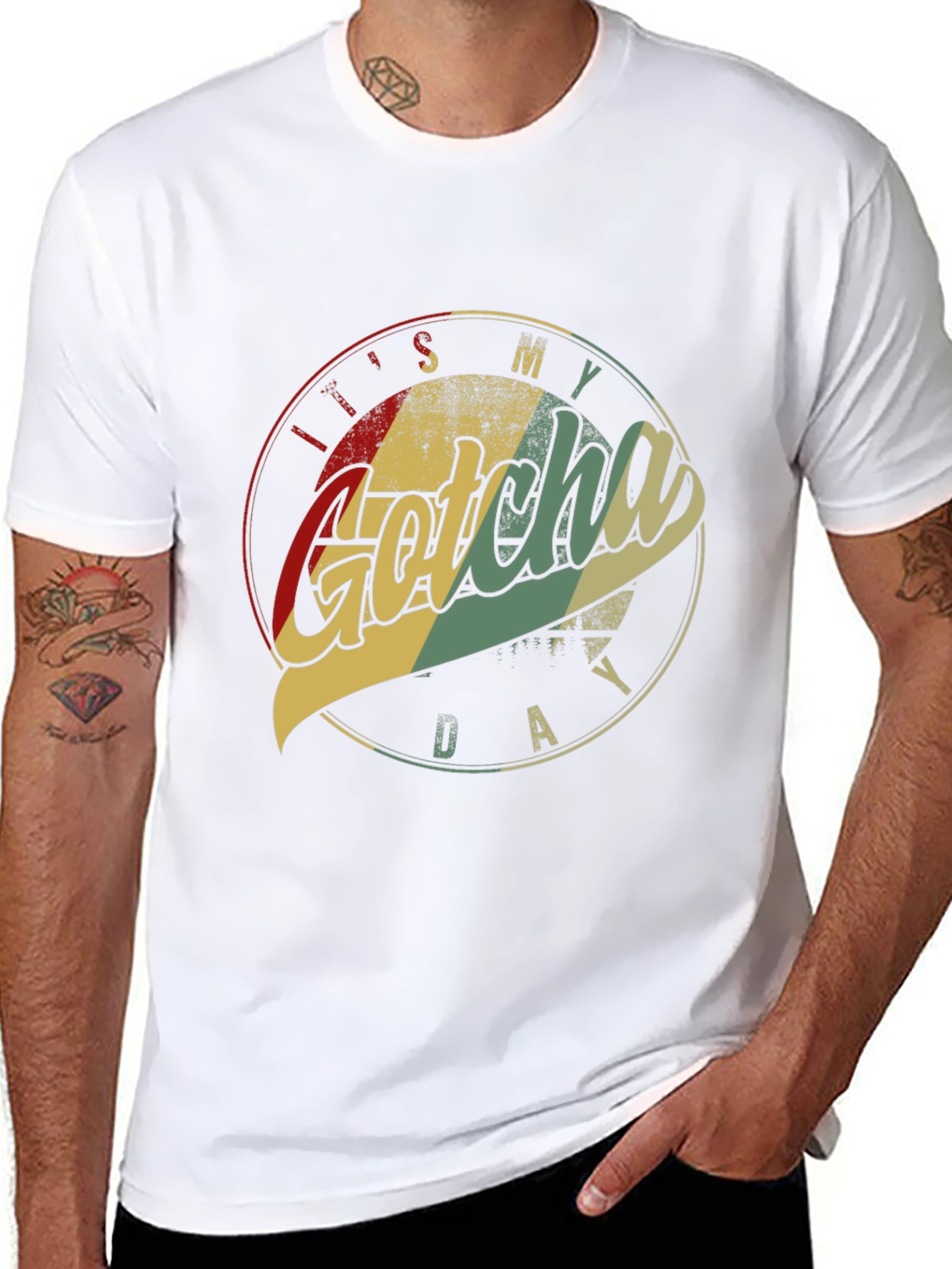 Its My Gotcha Day T-Shirt - Rescue Dog Adoption