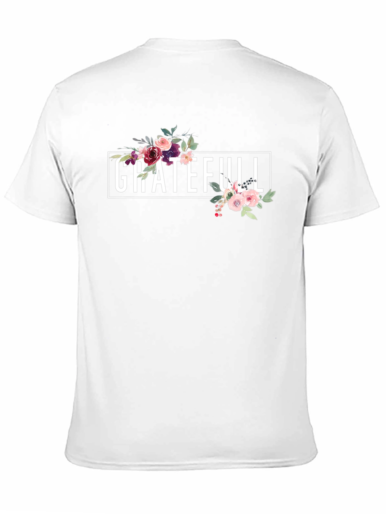 Grateful Floral T-Shirt - Stylish & Comfortable