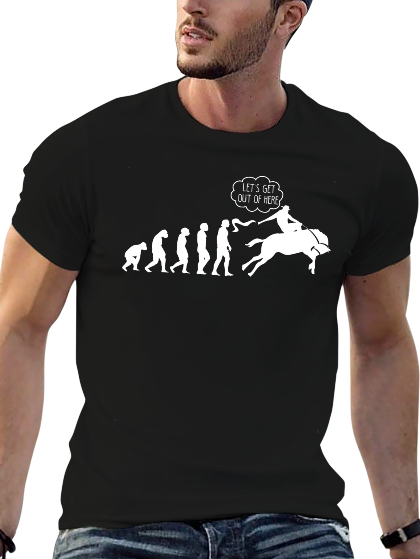 Evolution Horse Ride T-Shirt