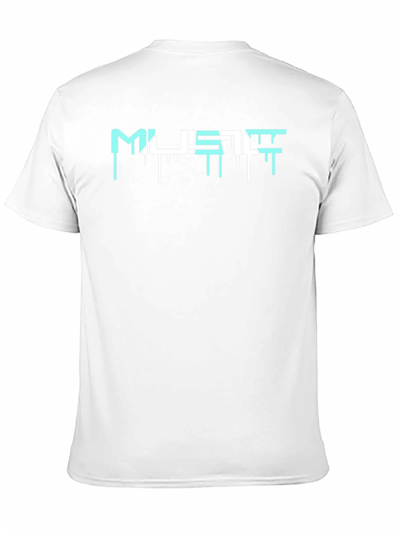 Mens Black Graphic Tee - MUSTTF Design