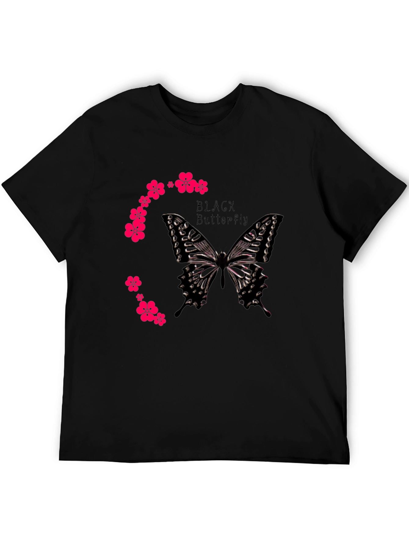 Black Butterfly Graphic Tee