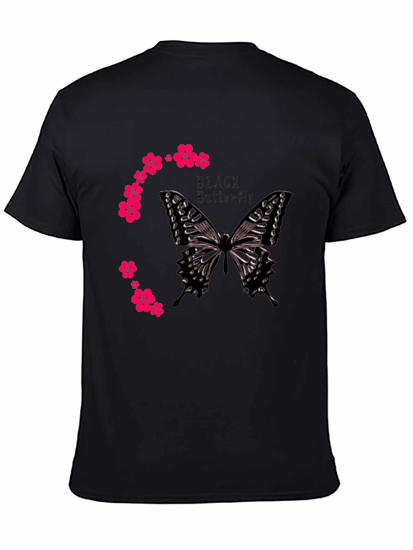Black Butterfly Graphic Tee