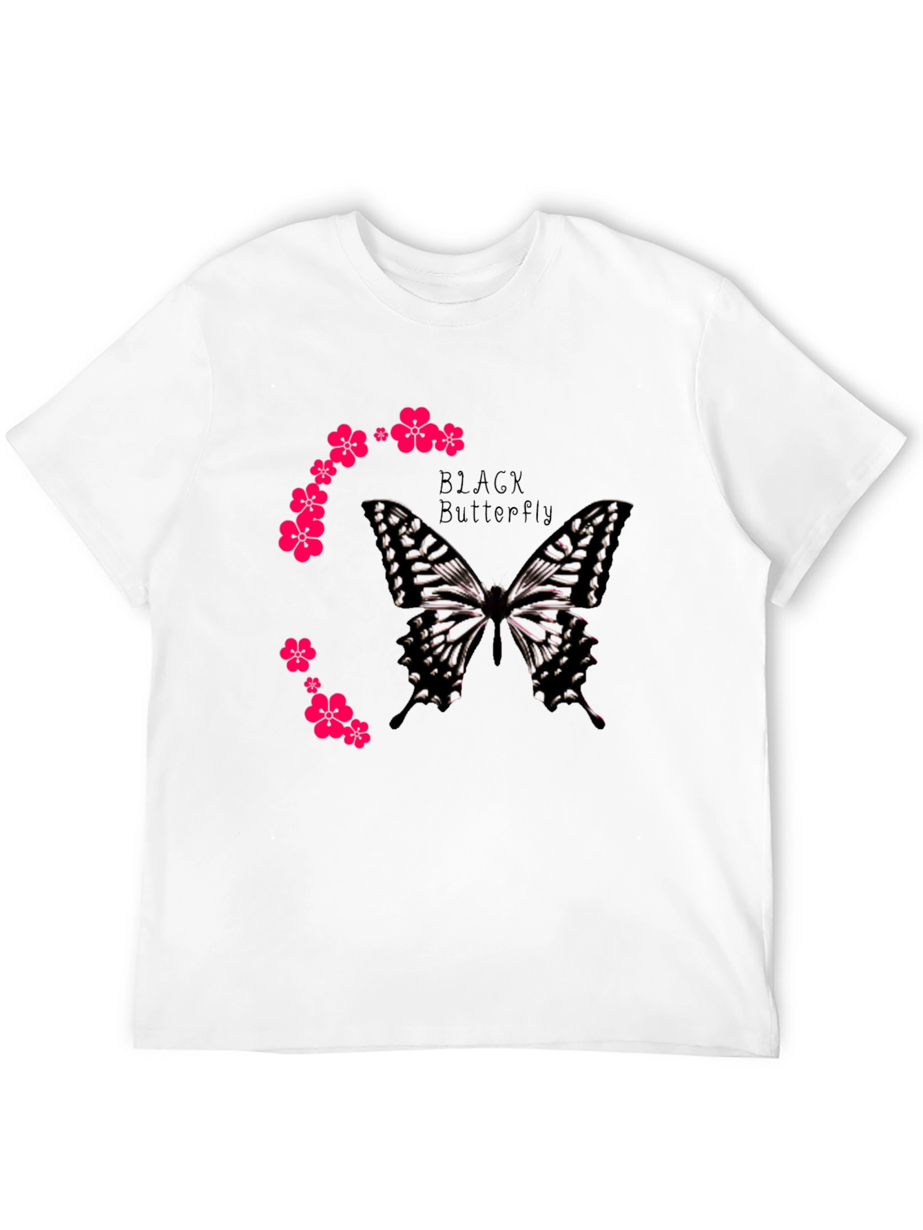 Black Butterfly Graphic Tee
