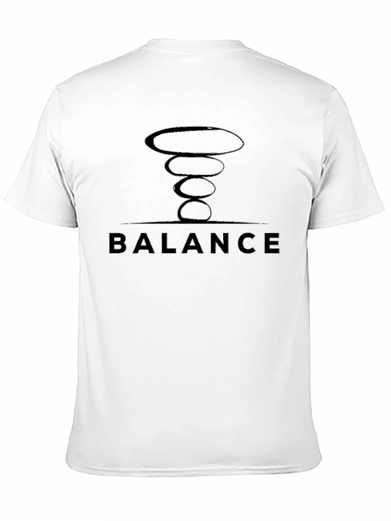 Zen Balance Graphic T-Shirt - Black