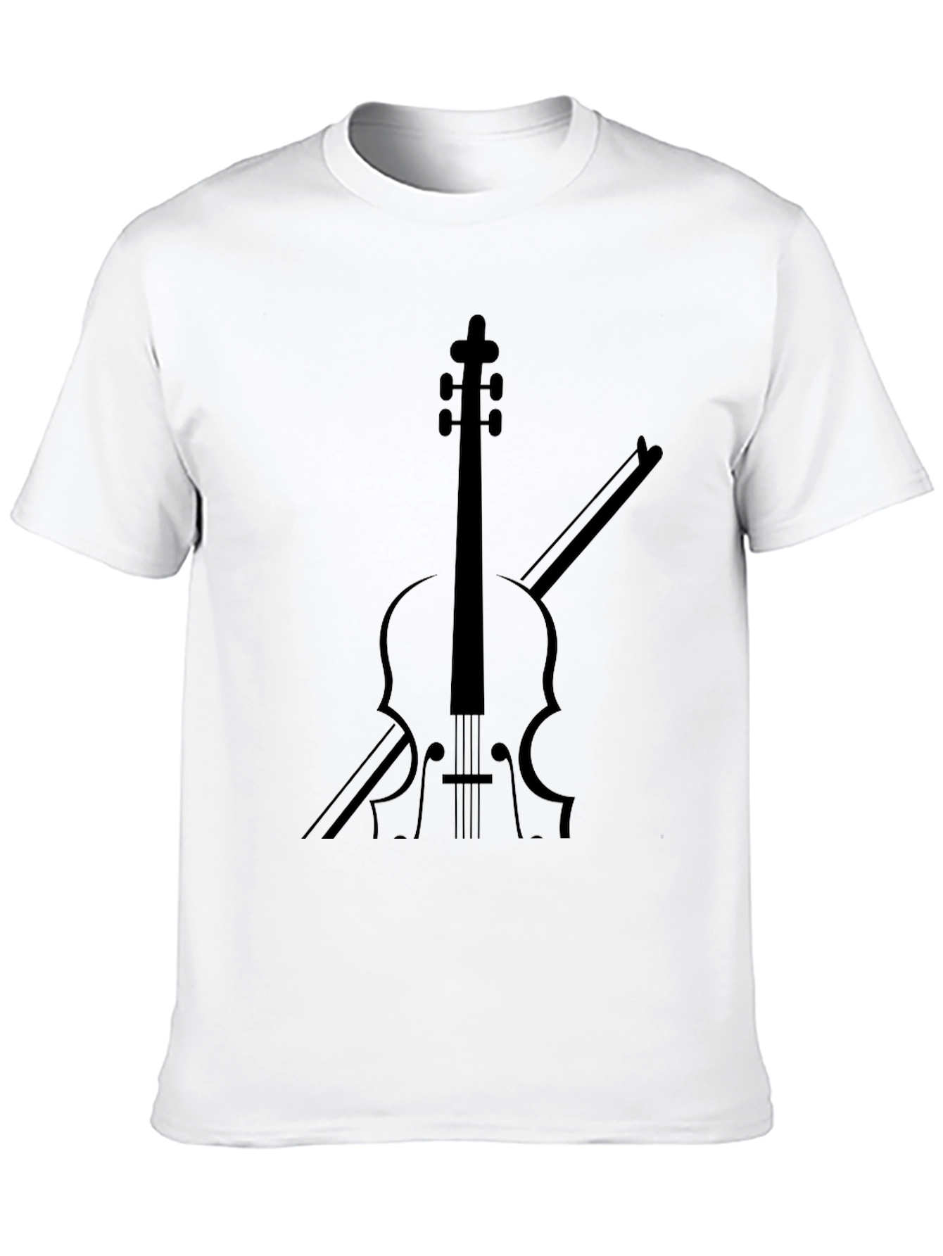 Violin Graphic Tee - Musician Style