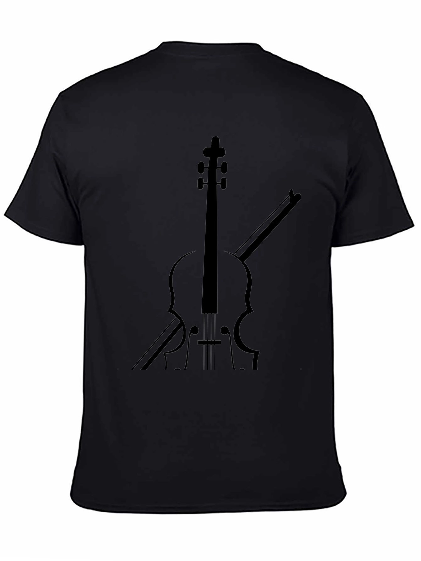 Violin Graphic Tee - Musician Style
