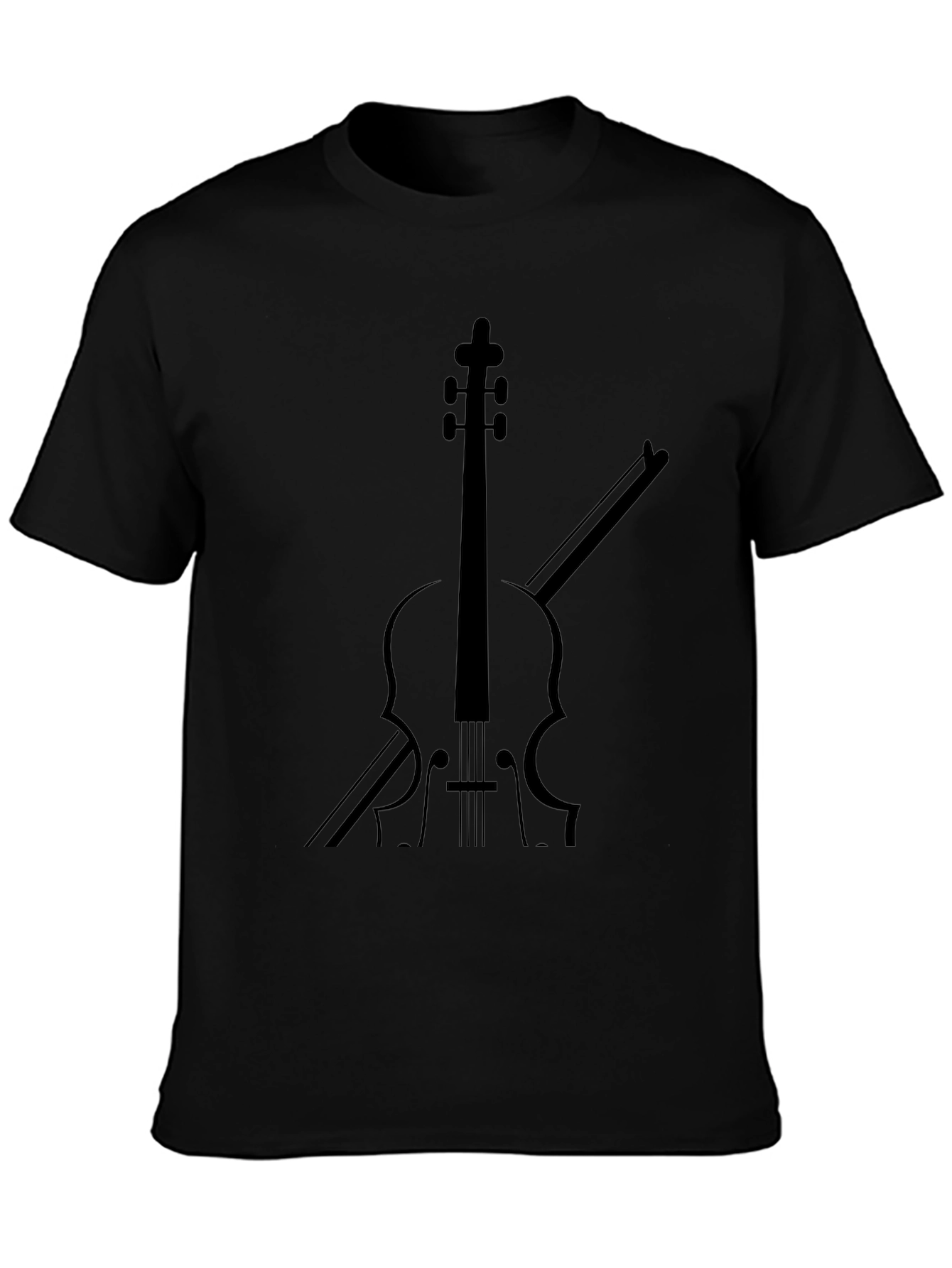Violin Graphic Tee - Musician Style