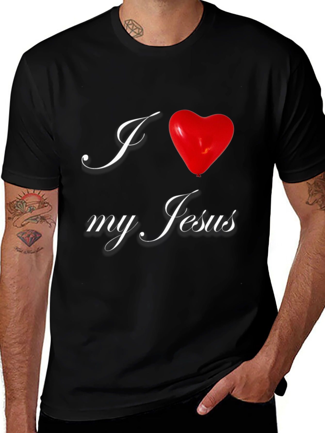 I Heart My Jesus T-Shirt - Christian Faith Apparel