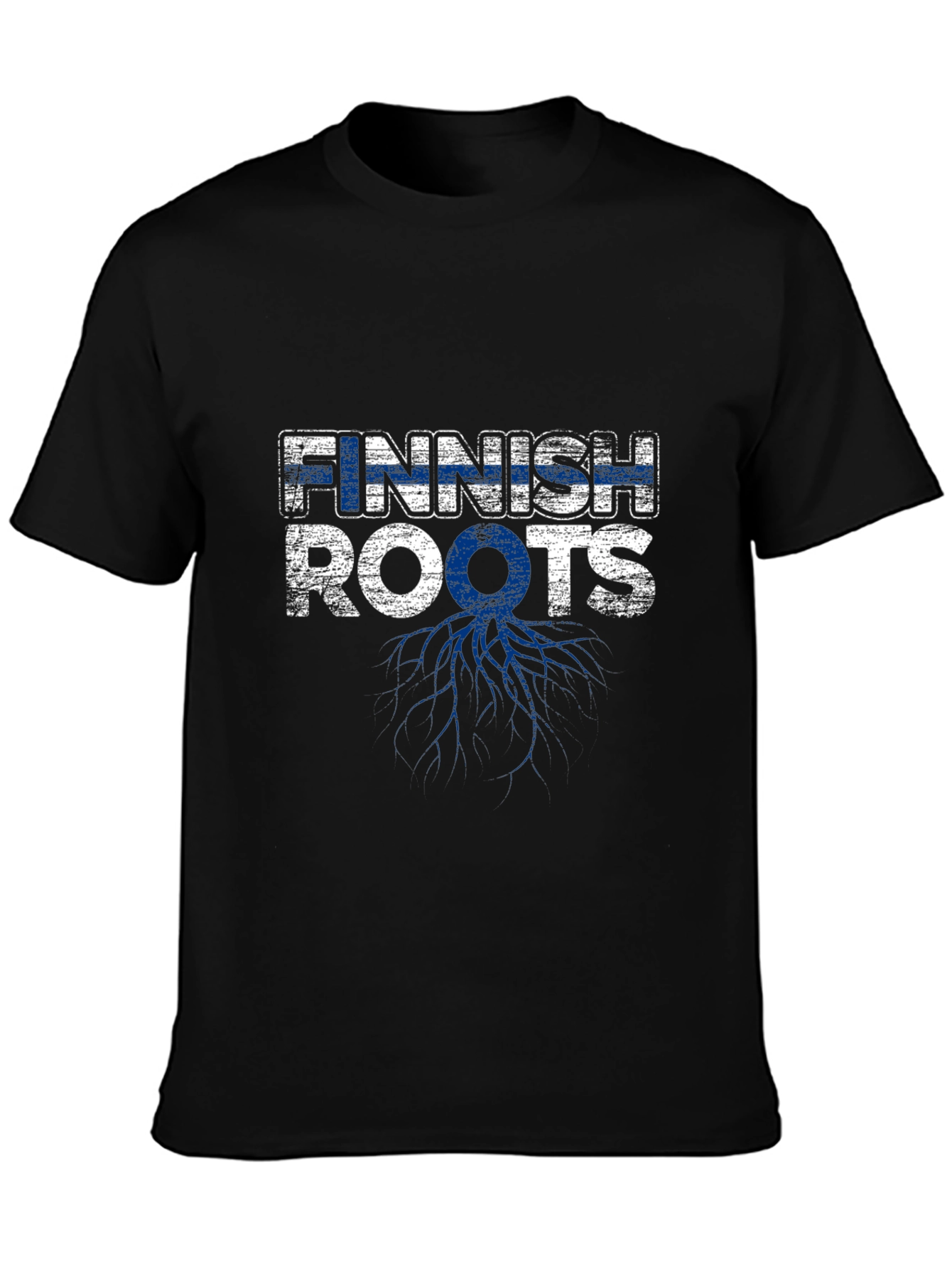 Finnish Roots T-Shirt - Black Crew Neck