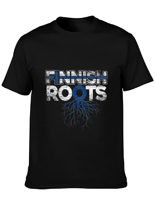 Finnish Roots T-Shirt - Black Crew Neck