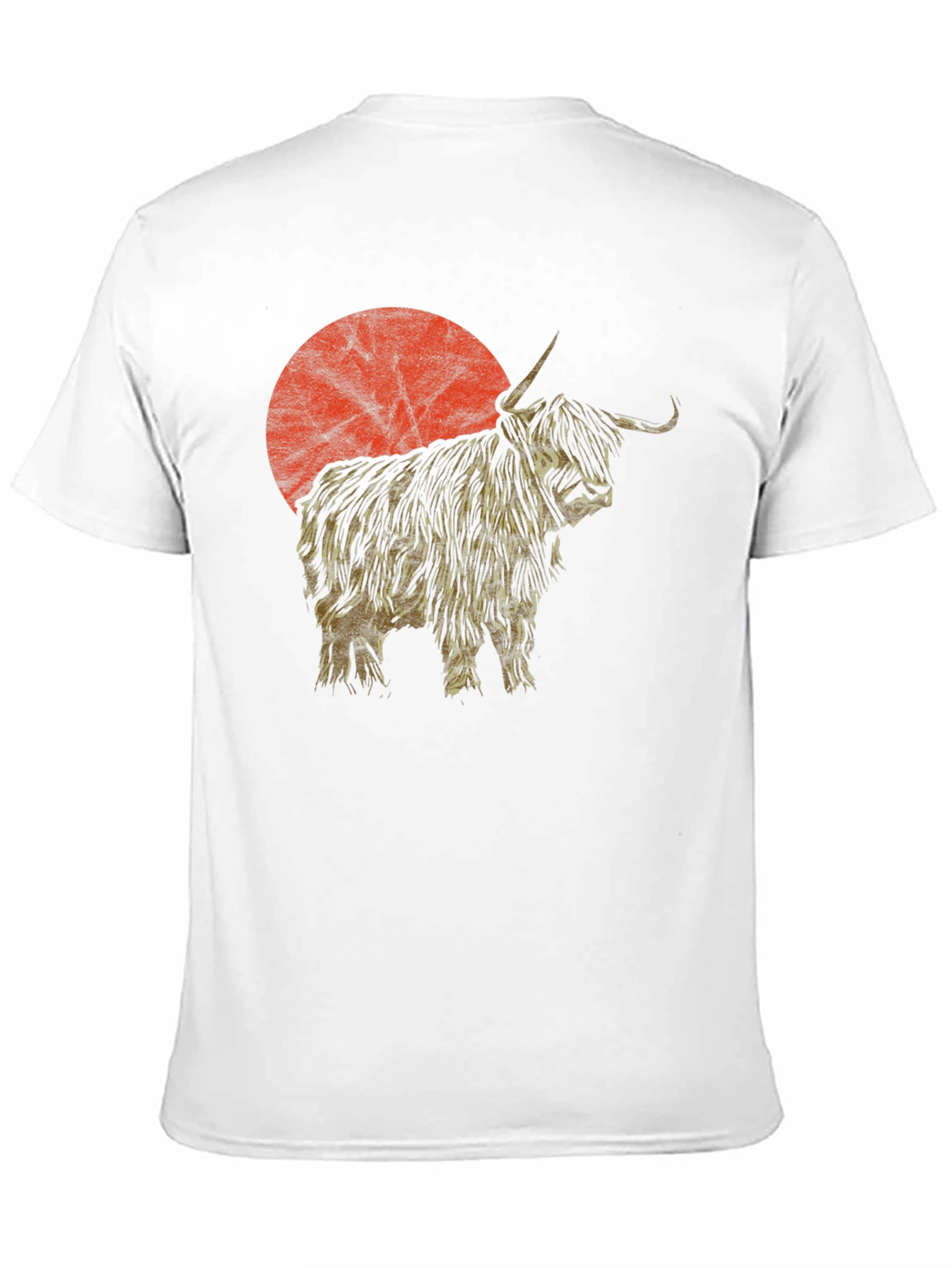 Highland Cow Sunset Graphic Tee