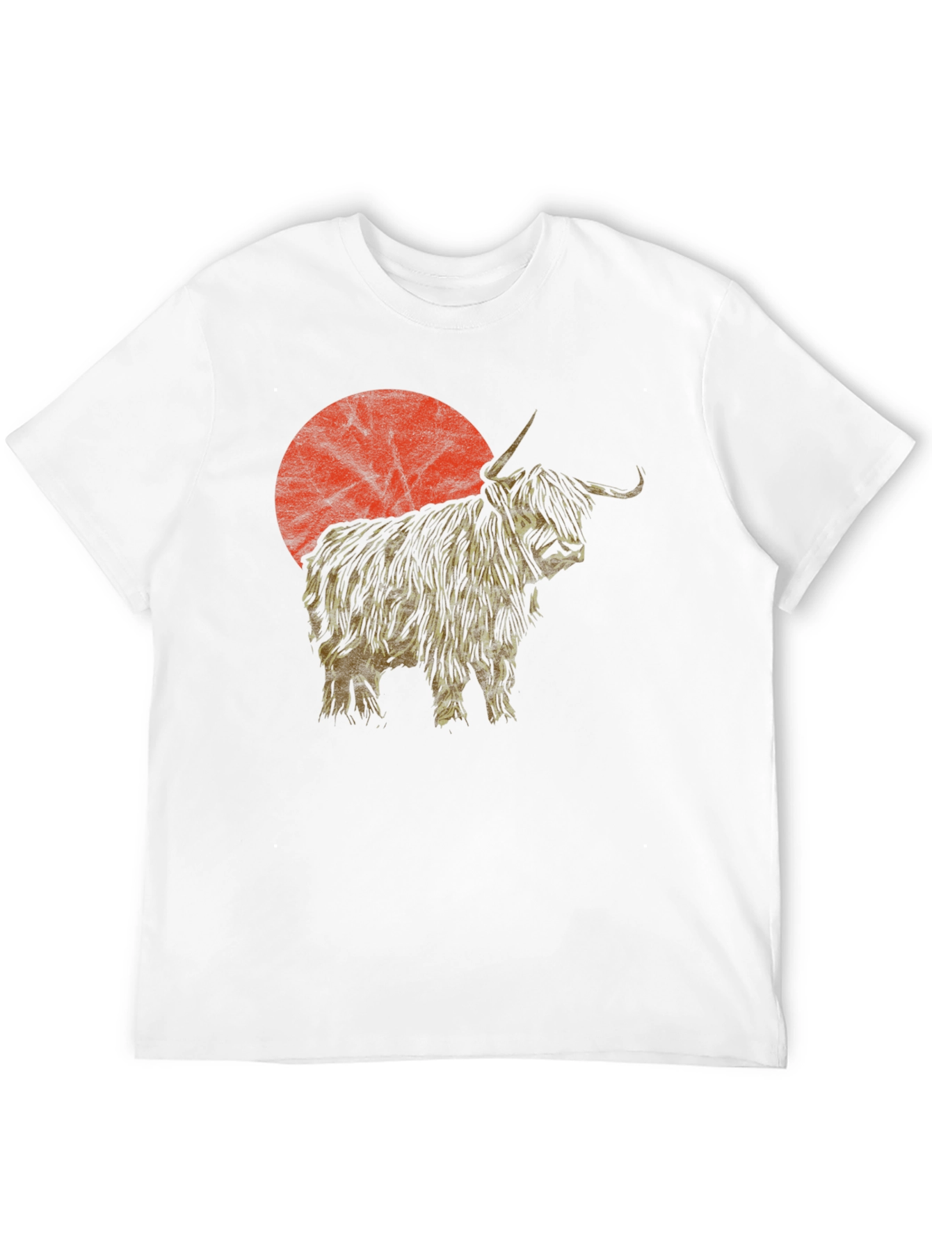 Highland Cow Sunset Graphic Tee