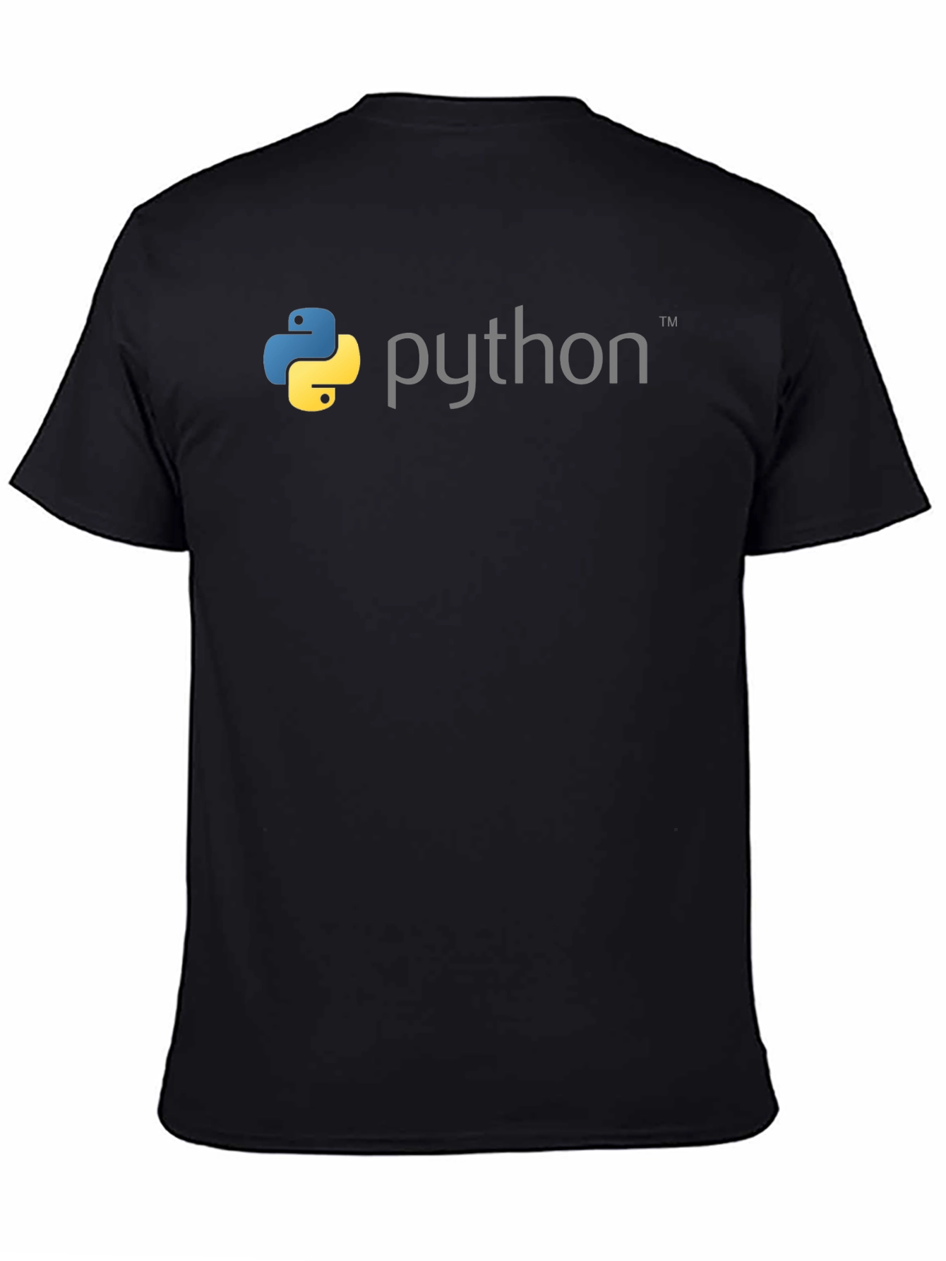Python Logo Black T-Shirt
