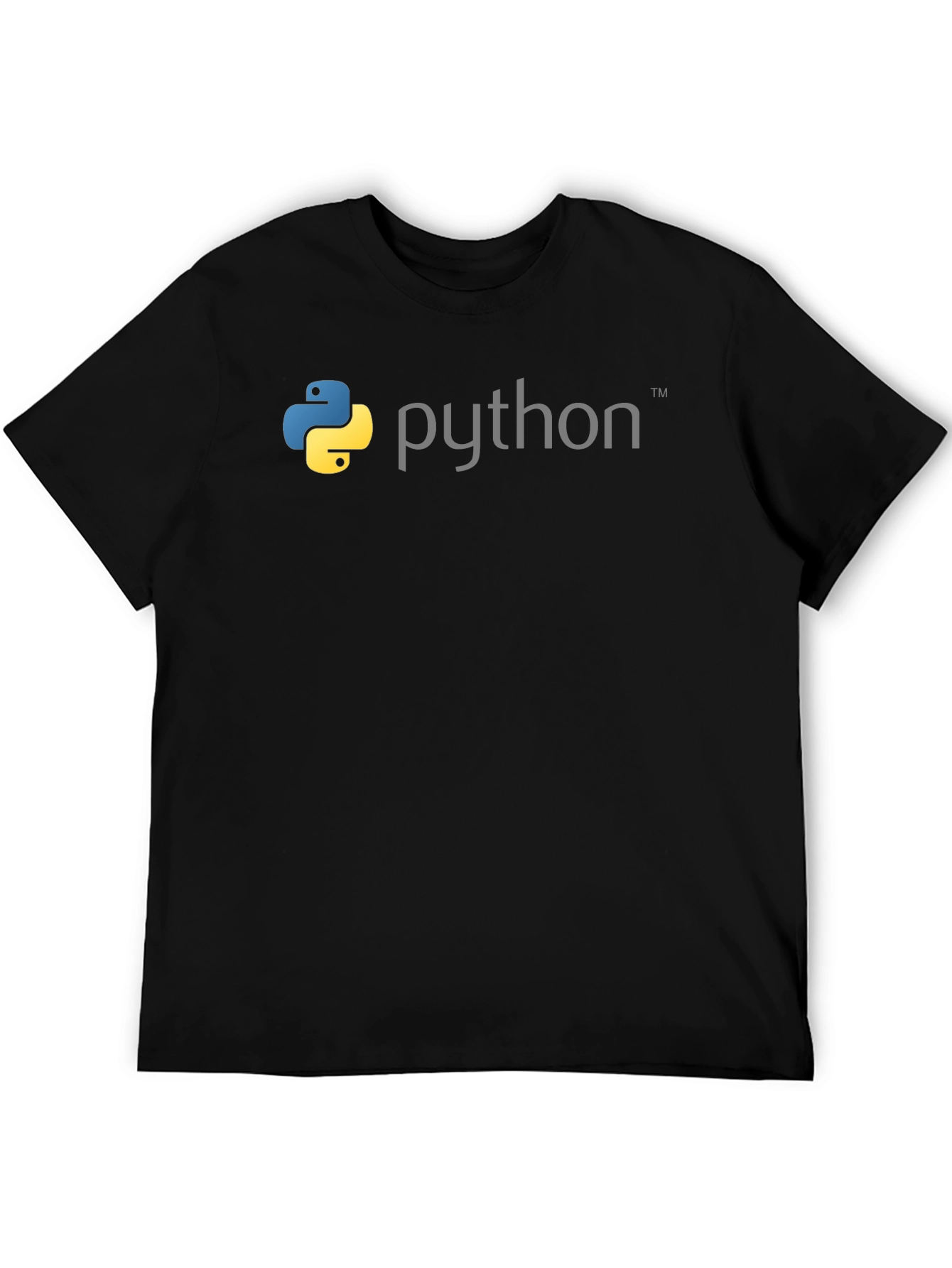Python Logo Black T-Shirt