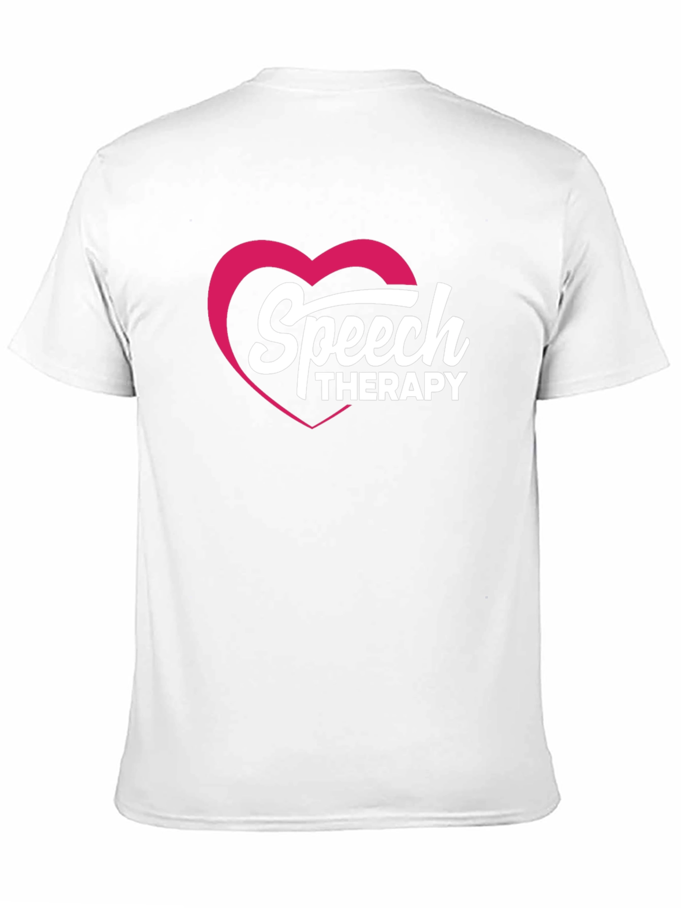 Speech Therapy Heart Graphic Tee - Black