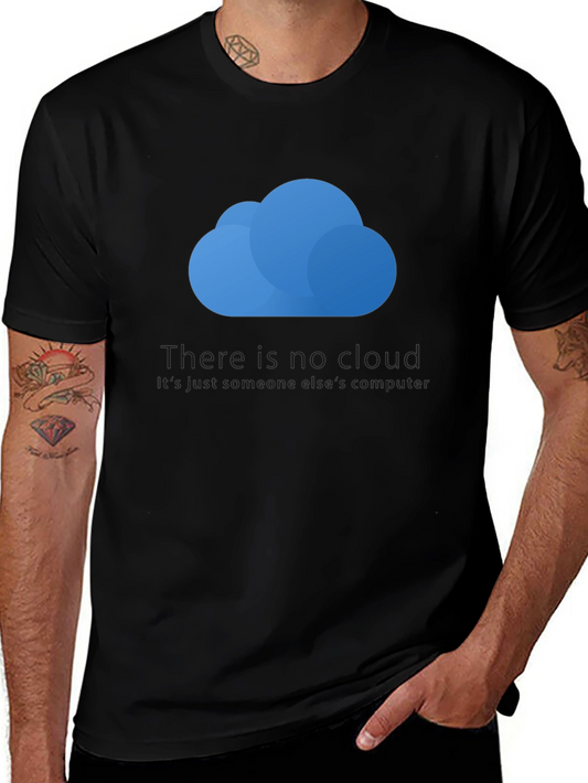 Cloud Computer T-Shirt - Tech Geek Style