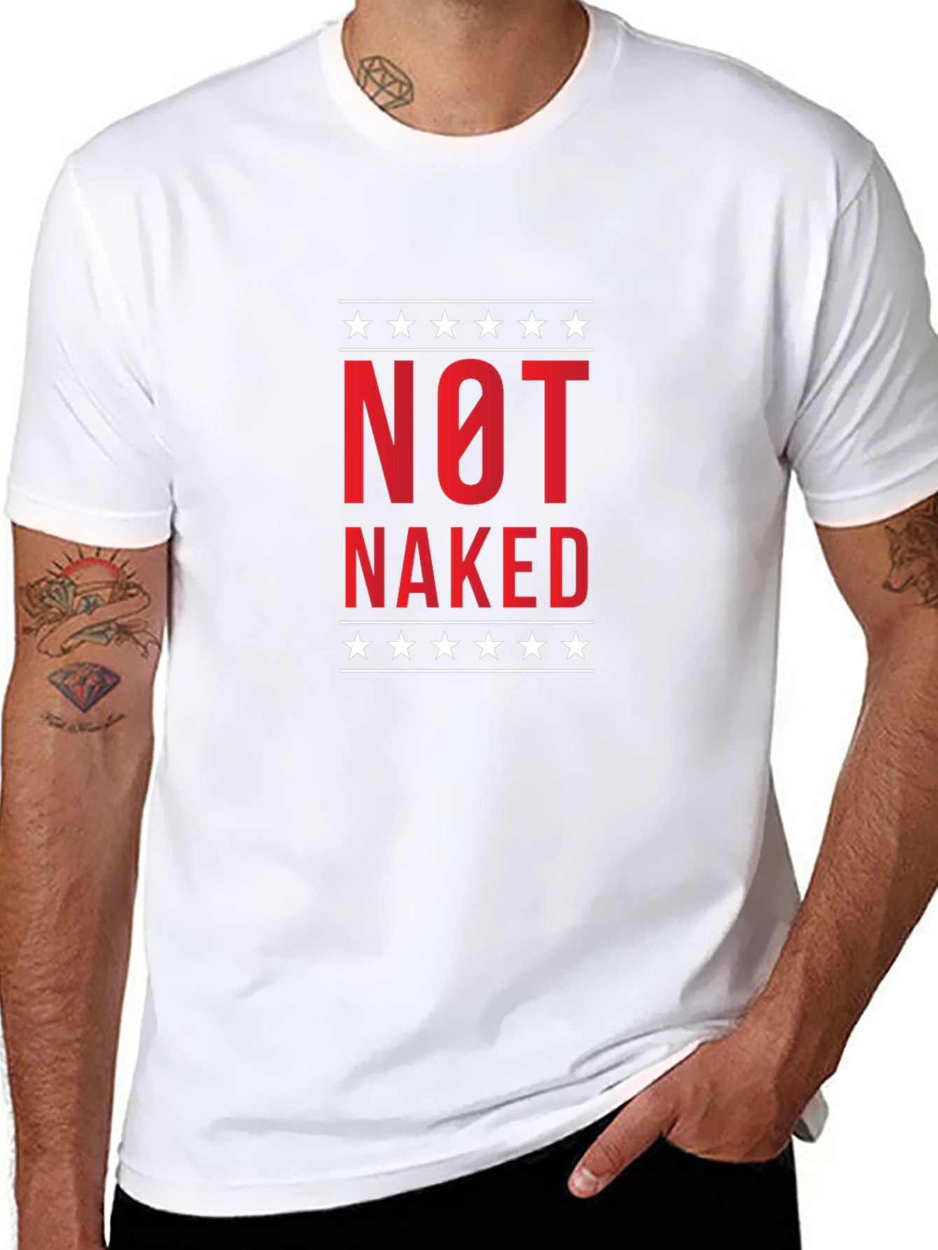 Not Naked Graphic T-Shirt