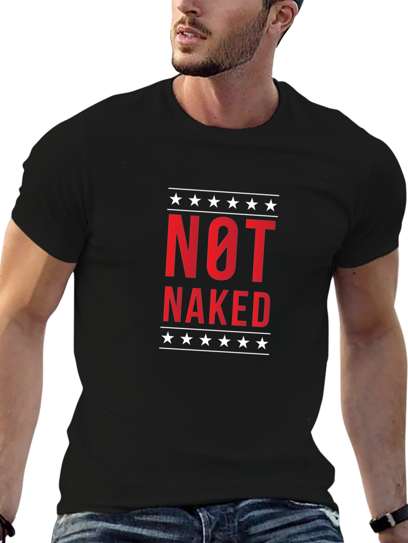 Not Naked Graphic T-Shirt