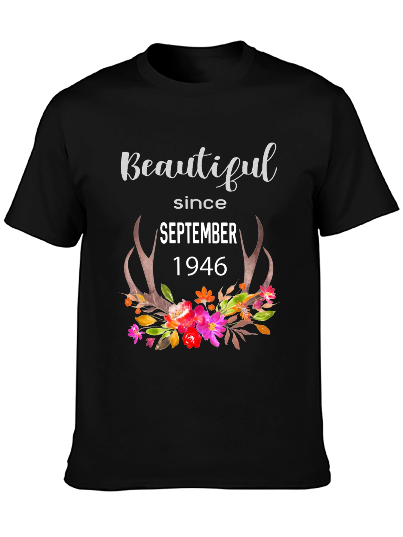 Beautiful Since September 1946 T-Shirt