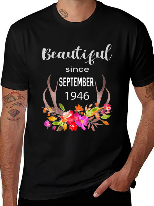 Beautiful Since September 1946 T-Shirt