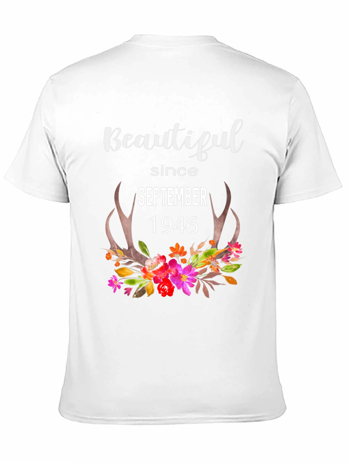 Beautiful Since September 1946 T-Shirt