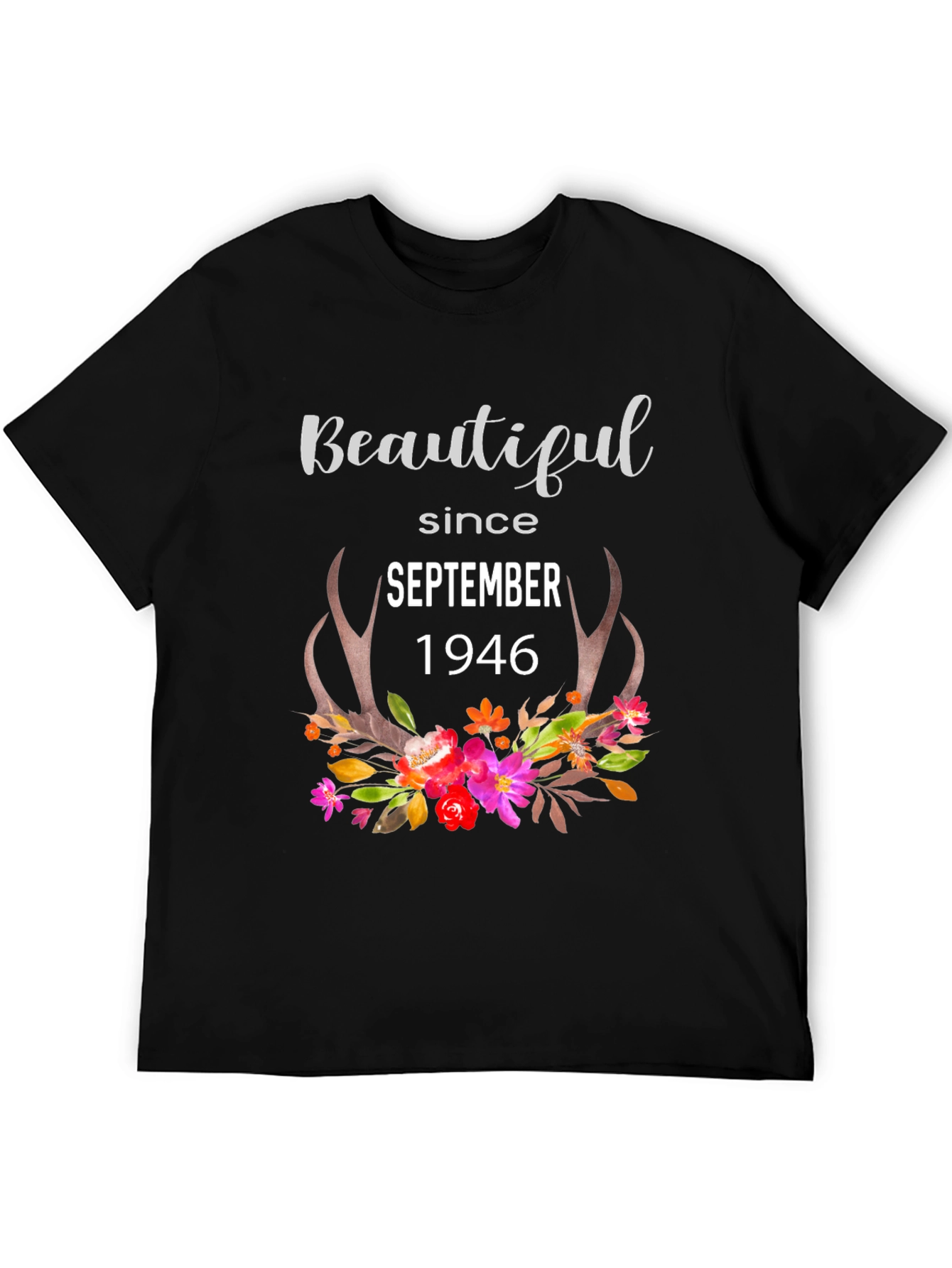 Beautiful Since September 1946 T-Shirt