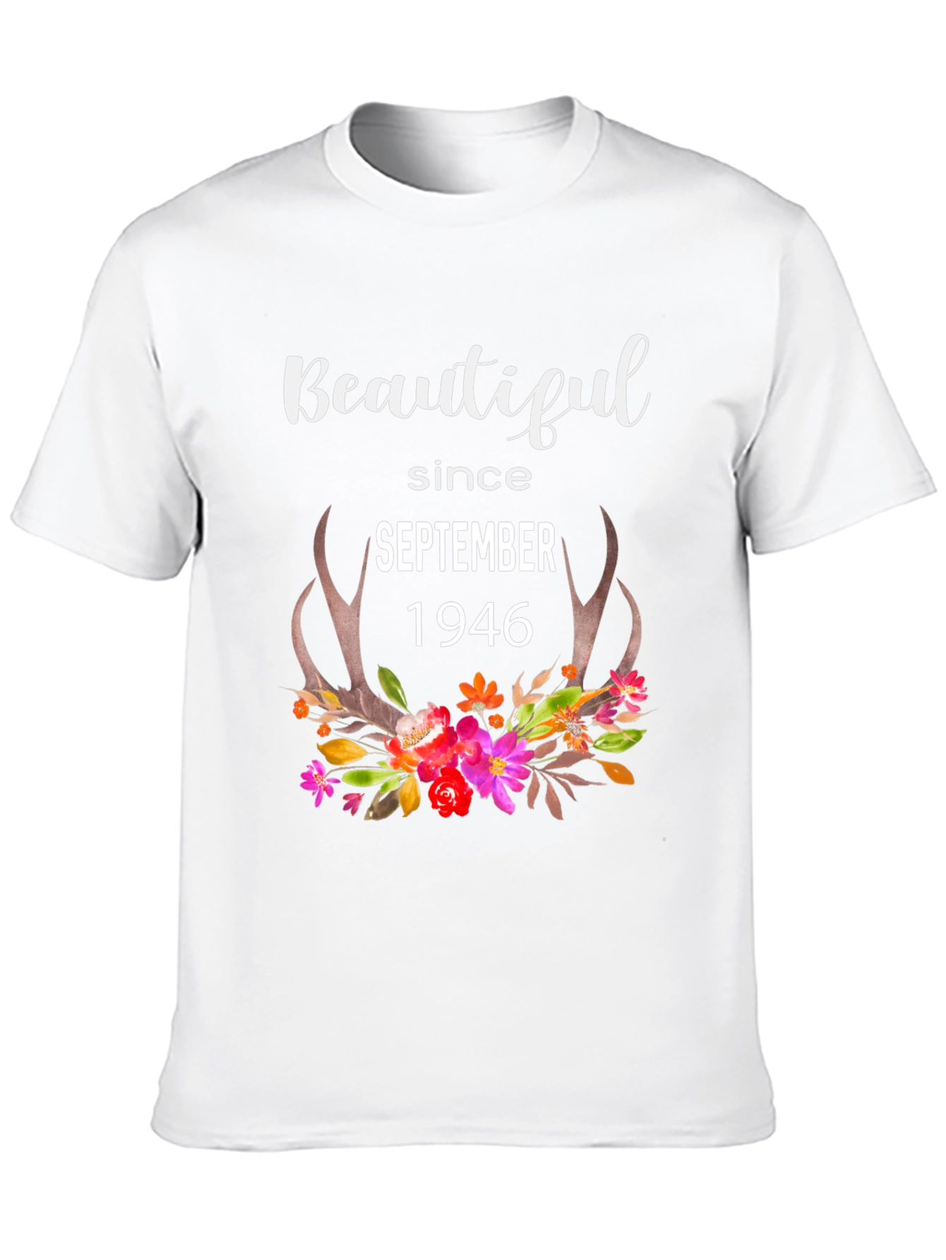 Beautiful Since September 1946 T-Shirt