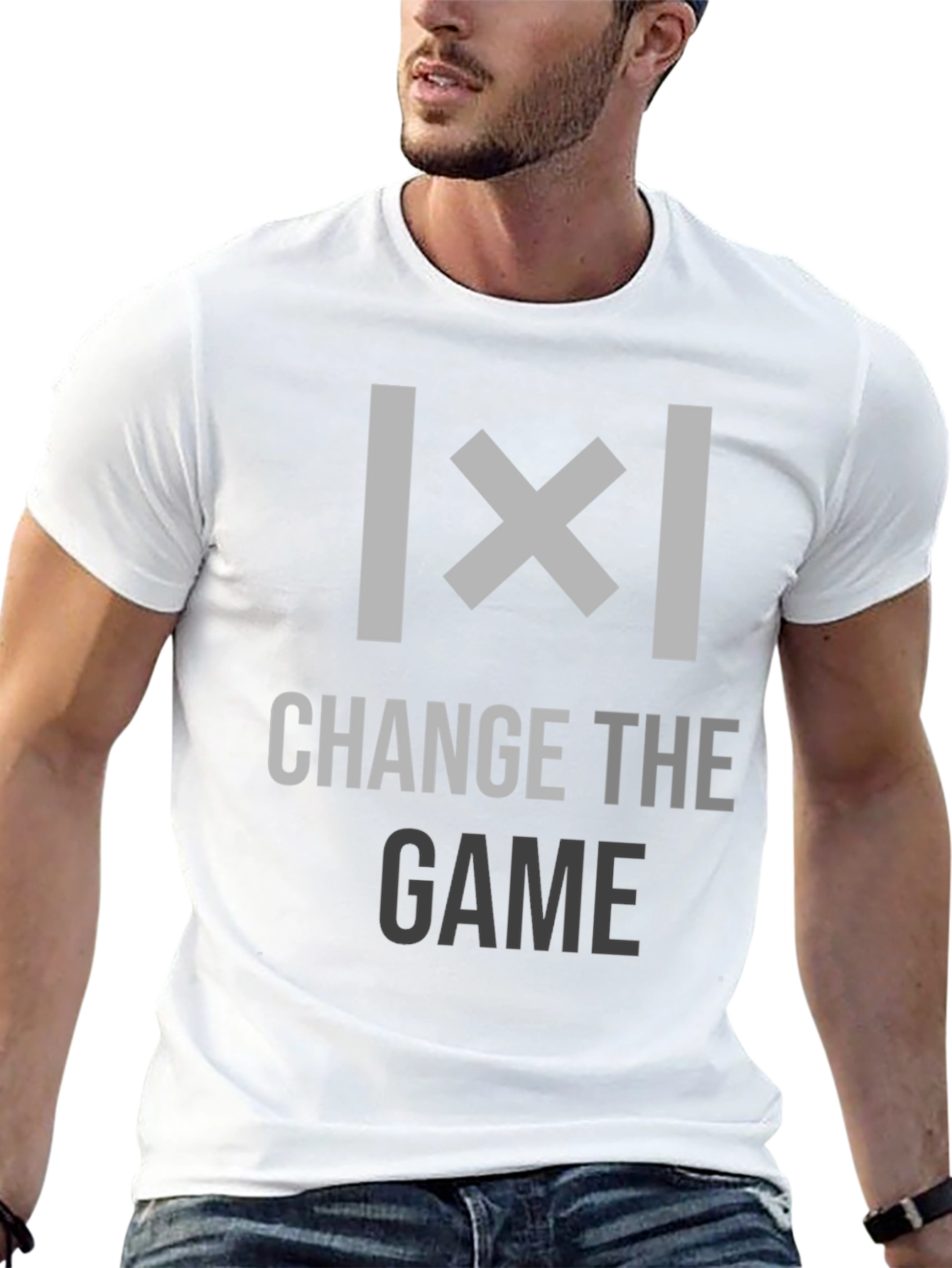 Change the Game Graphic T-Shirt - Trendy Casual Wear