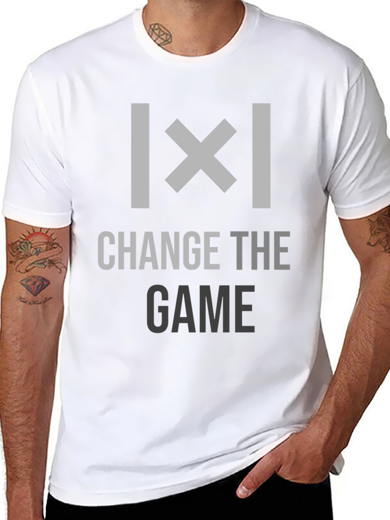 Change the Game Graphic T-Shirt - Trendy Casual Wear