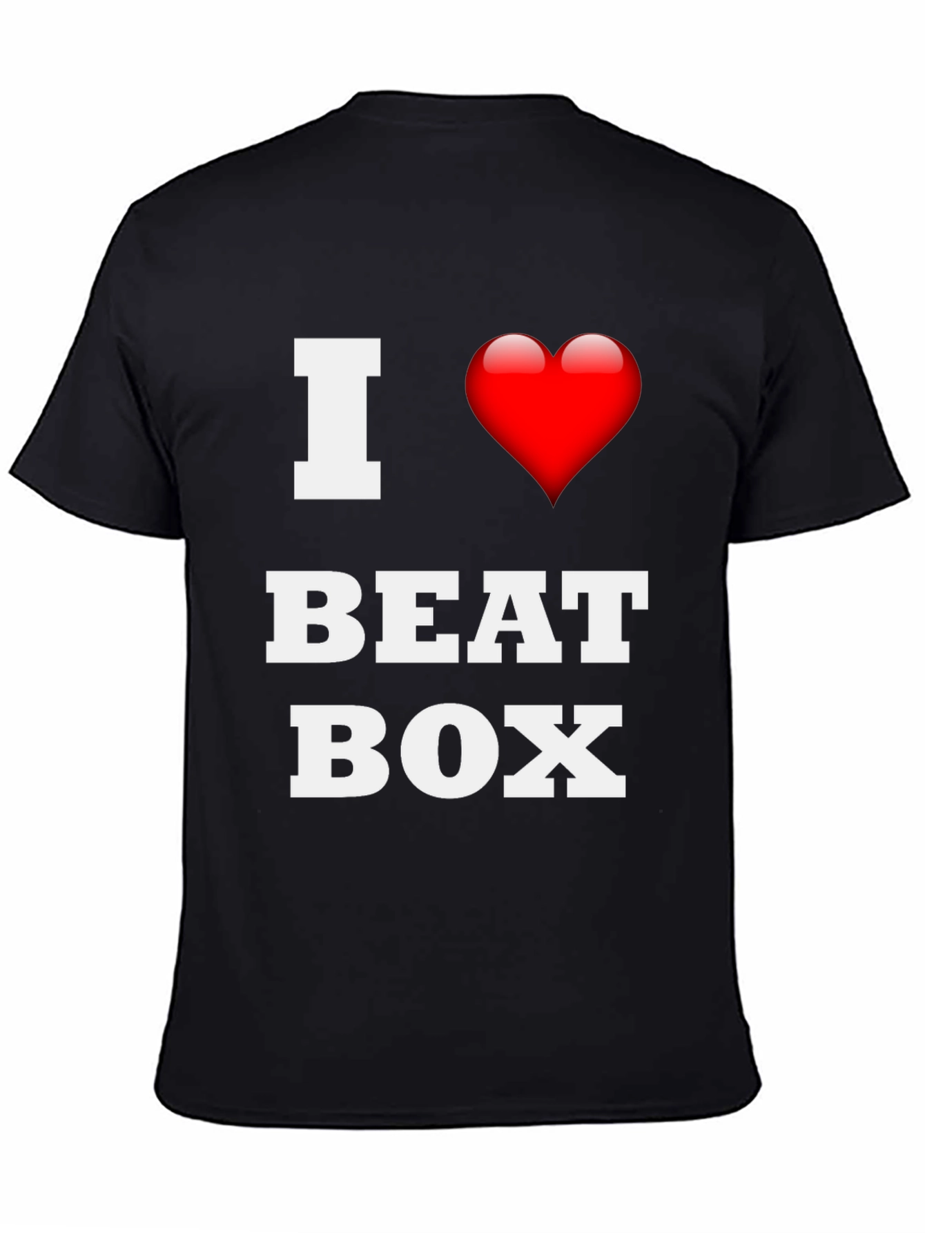 I Heart Beatbox T-Shirt - Black