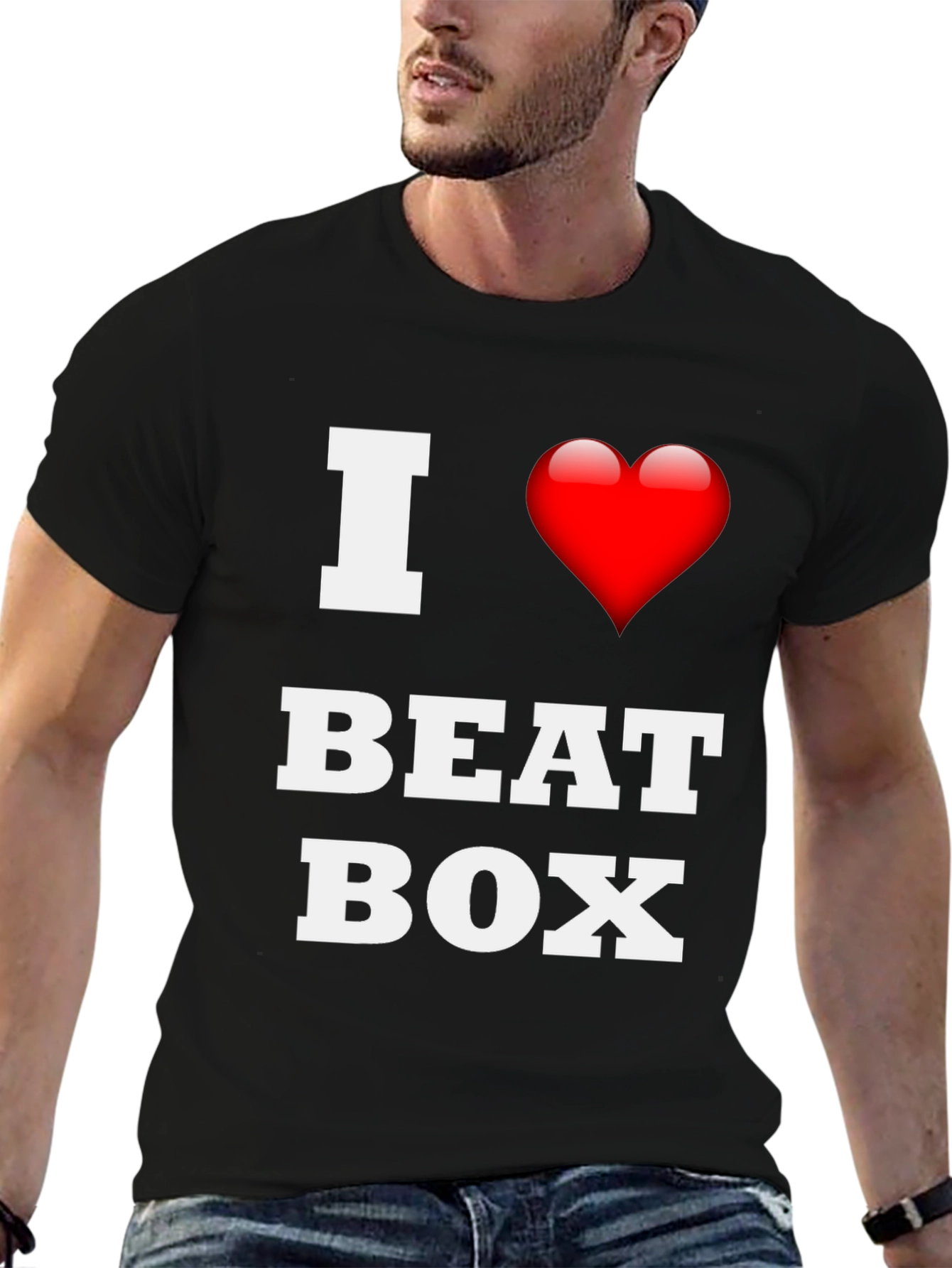 I Heart Beatbox T-Shirt - Black