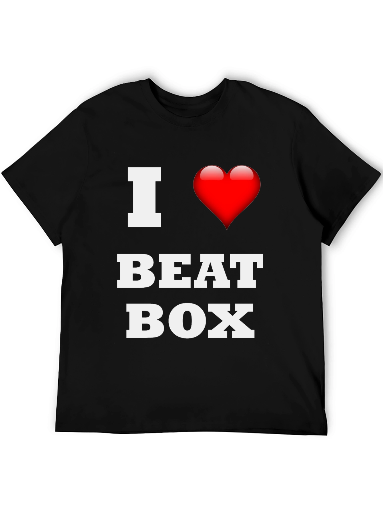 I Heart Beatbox T-Shirt - Black