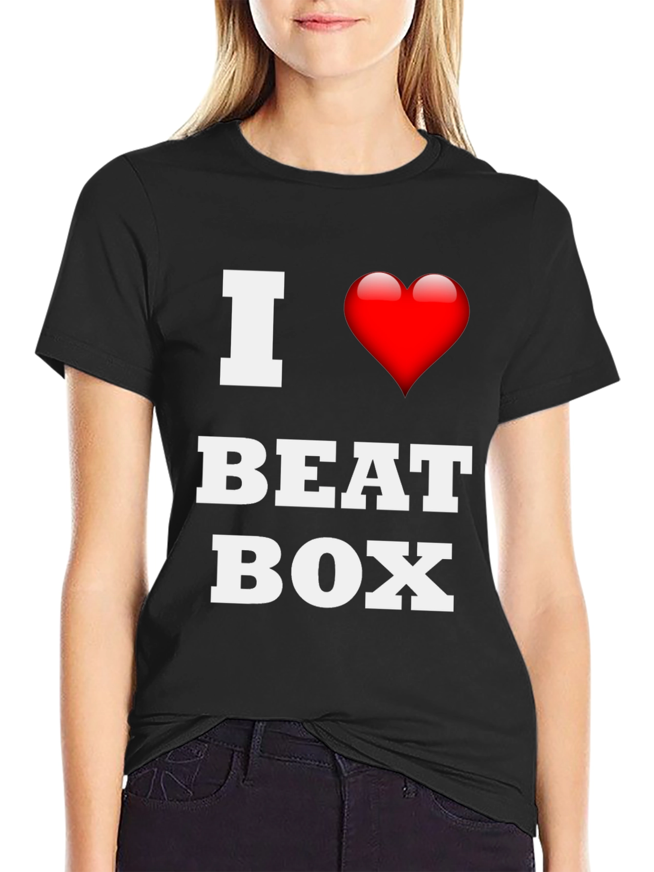 I Heart Beatbox T-Shirt - Black