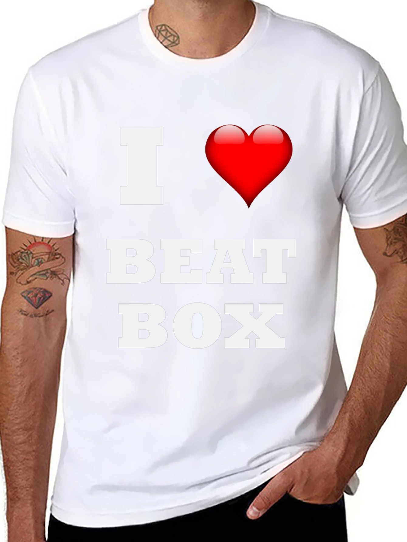 I Heart Beatbox T-Shirt - Black