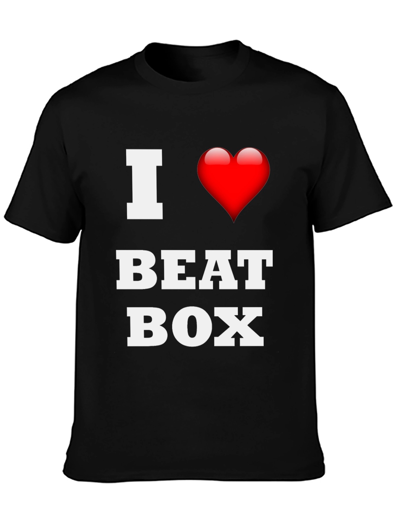 I Heart Beatbox T-Shirt - Black
