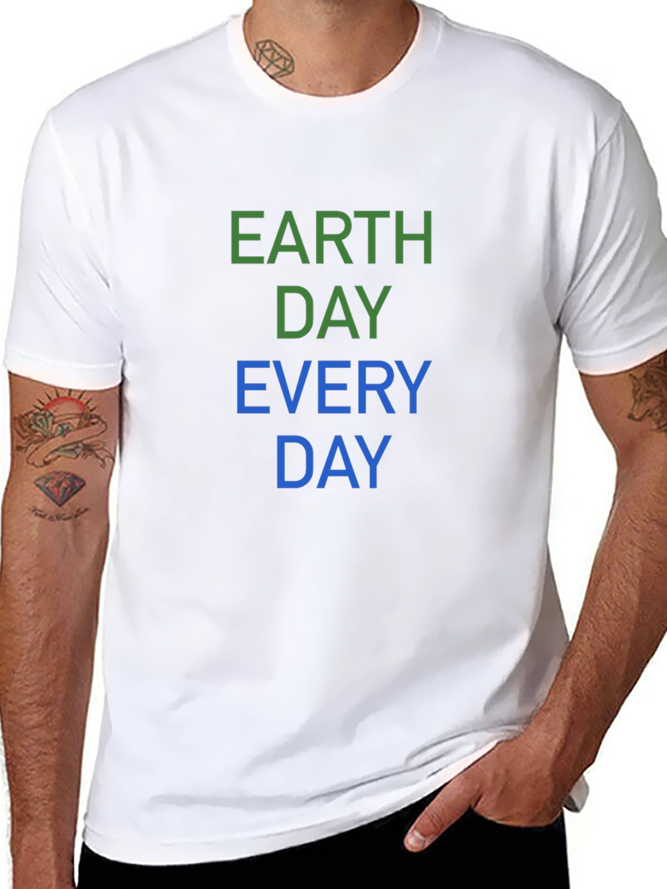 Earth Day Every Day Black T-Shirt